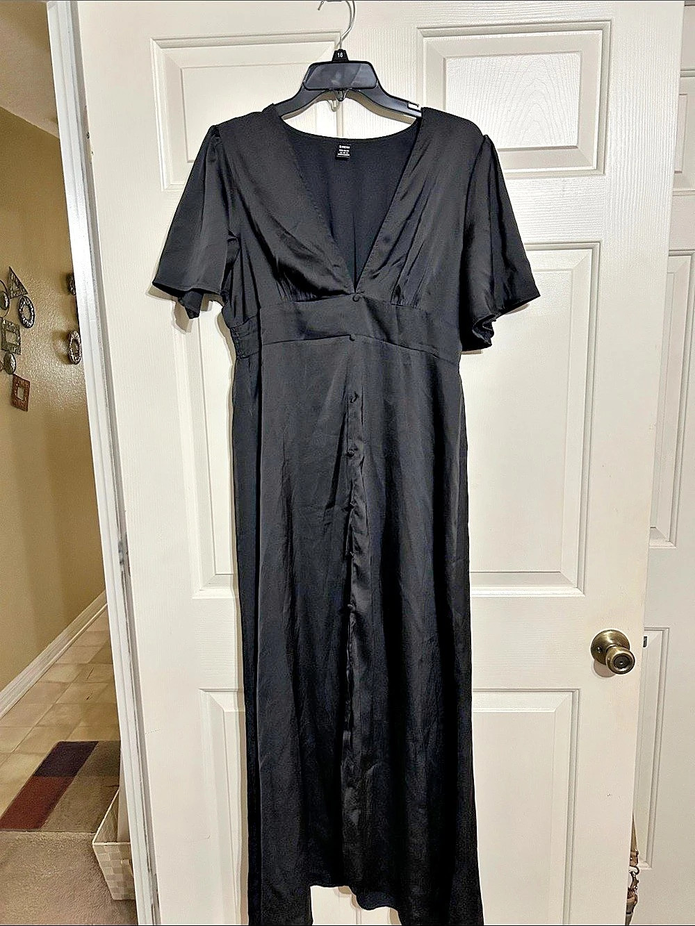 SHEIN Black Maxi Dress